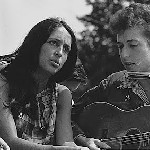 Фото: Боб Дилан (Bob Dylan) и Джоан Баез (Joan Baez)