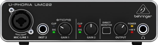 Behringer U-PHORIA UMC22