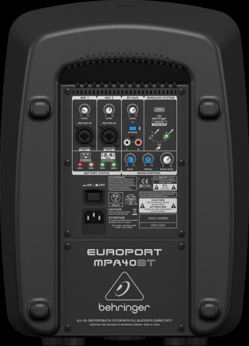 Behringer EUROPORT MPA40BT