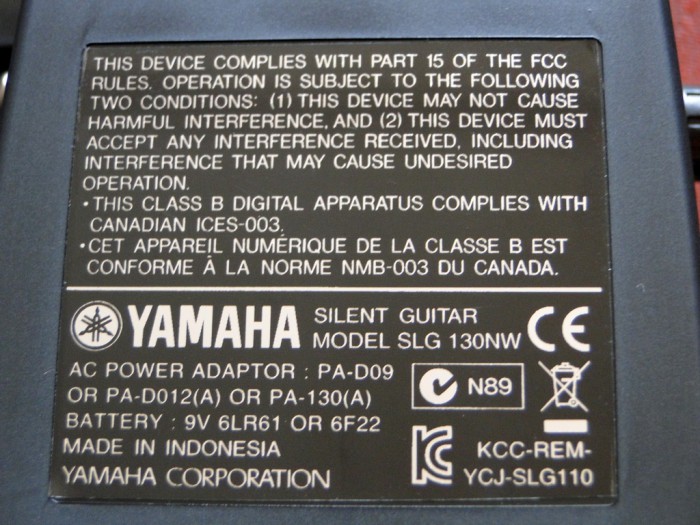 Yamaha SLG 130NW